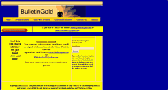 Desktop Screenshot of bulletingold.com